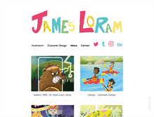 Tablet Screenshot of jamesloram.com